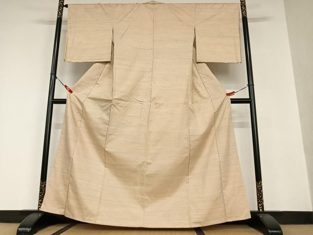 平和屋着物○紅花紬 米沢 横段文 正絹 逸品 AAAV7044zg - メルカリ