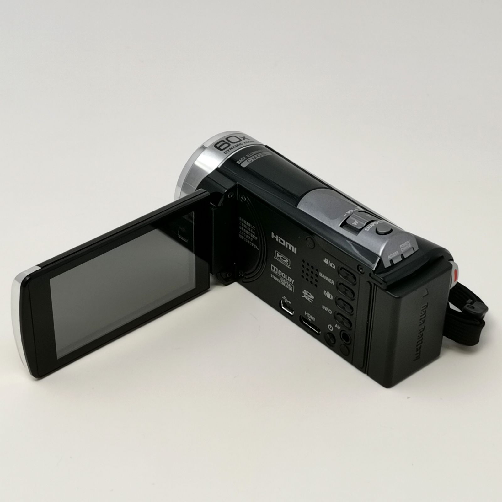 ビクター デジタルビデオカメラ JVC Everio GZ-HM133-B JVC ビデオカメラ ブラック GZ-HM133-B 充電器ないため動作