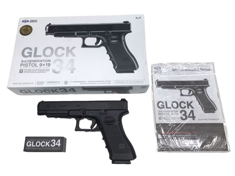 東京マルイ] グロック34 ガスブローバック (中古ランクBトイガン