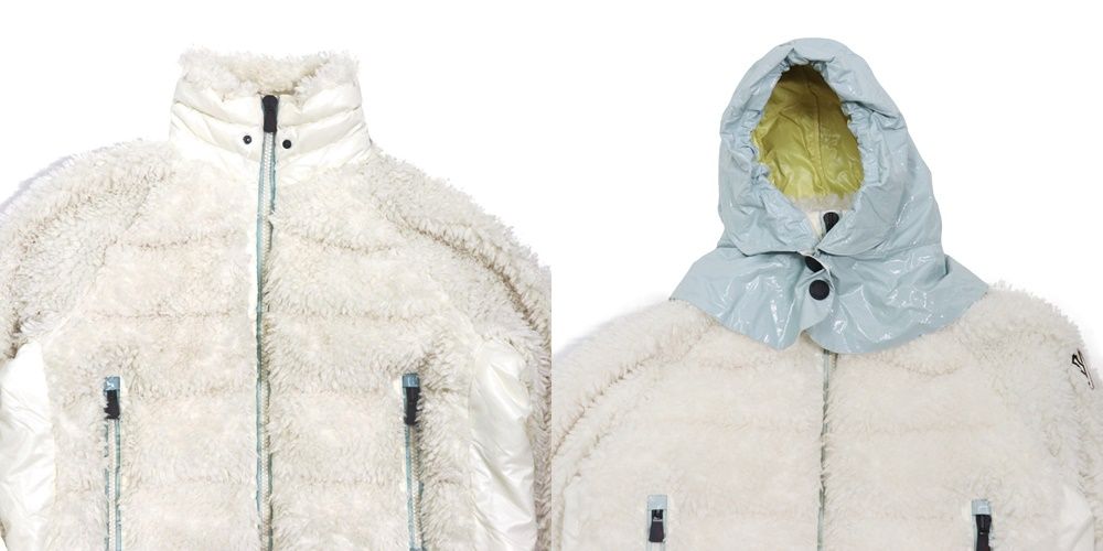 モンクレールグルノーブル 20AW フェイクファー ダウン