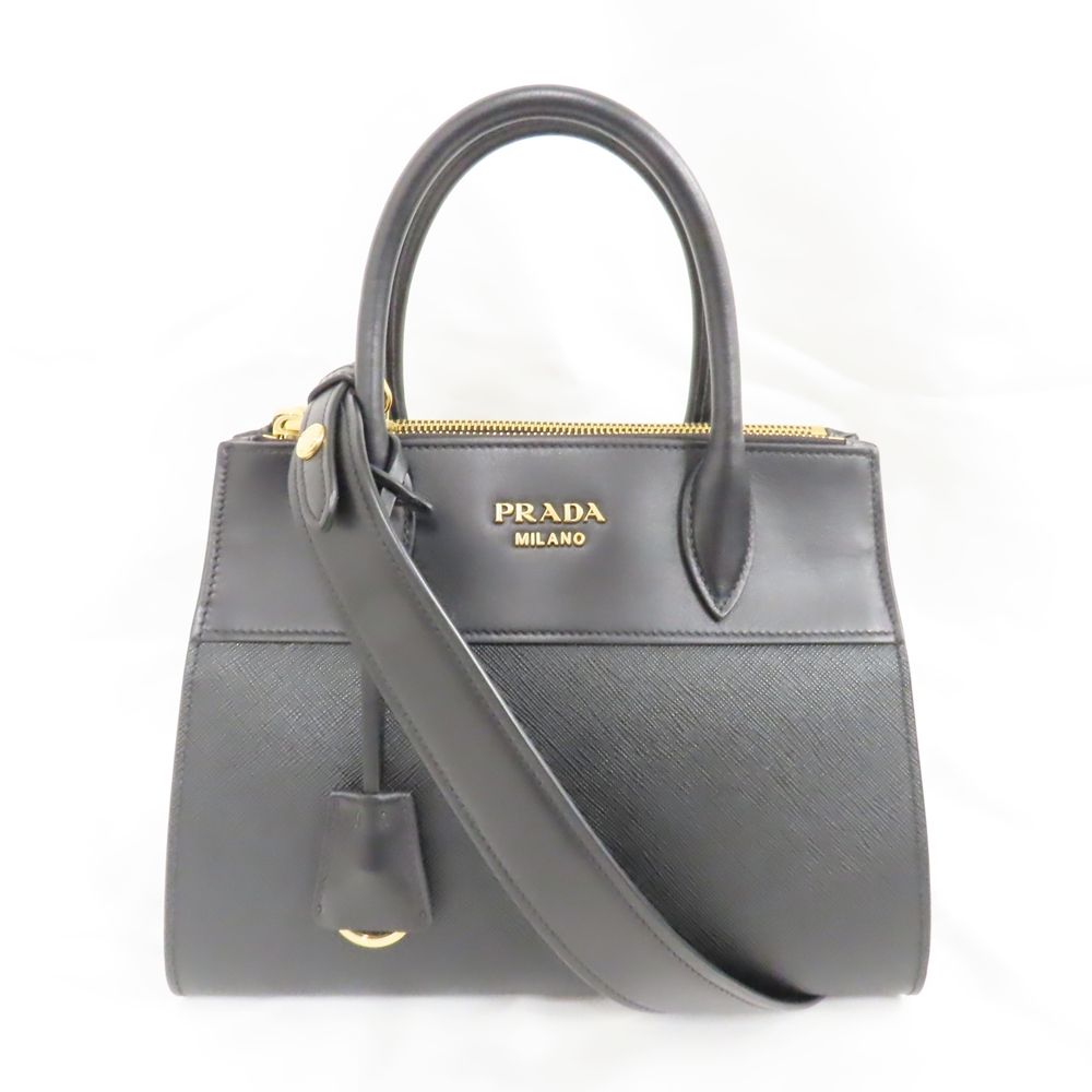 Ts797721 プラダ ハンド|ショルダーバッグ サフィアーノ 2WAY 1BA116 黒 レディース PRADA