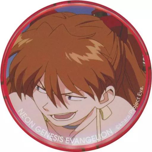 中古】バッジ・ピンズ 惣流・アスカ・ラングレー(私服顔アップ) 「新