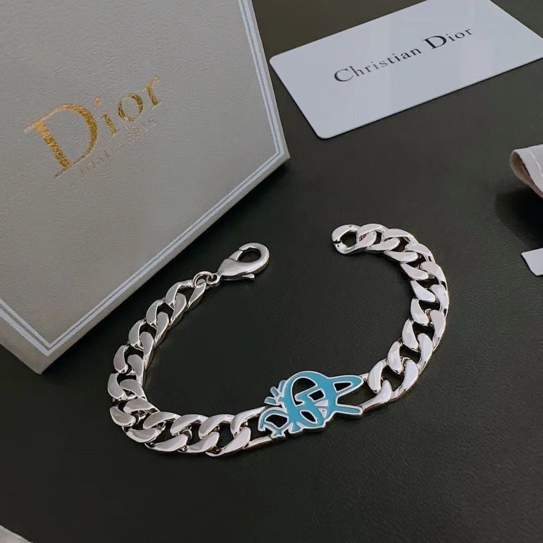 DIOR ディオールリンクチェーンブレスレット