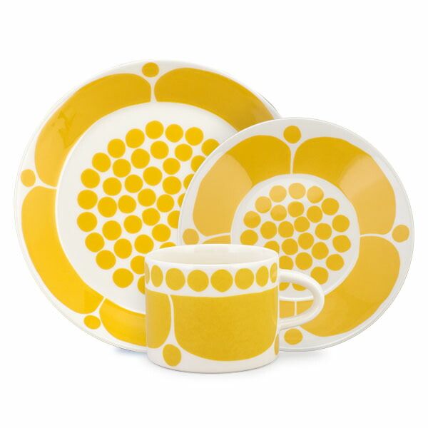 新品】 アラビア Arabia スンヌンタイ 食器3点セット カップ＆ソーサー