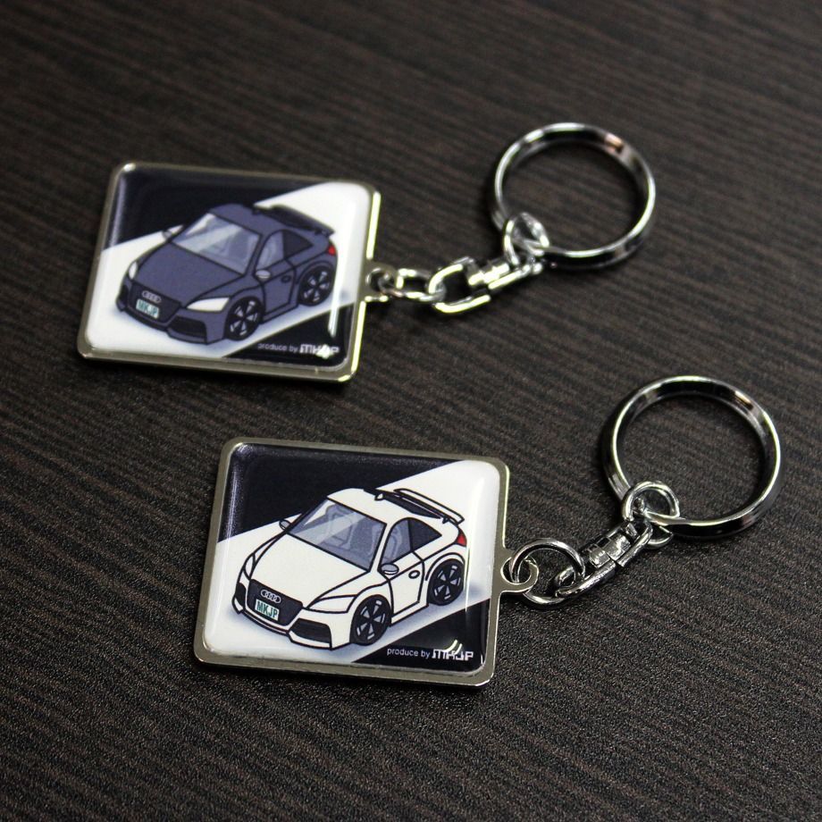 キーホルダー スズキ スイフトスポーツ ZC32S ツートンホワイト キーホルダー