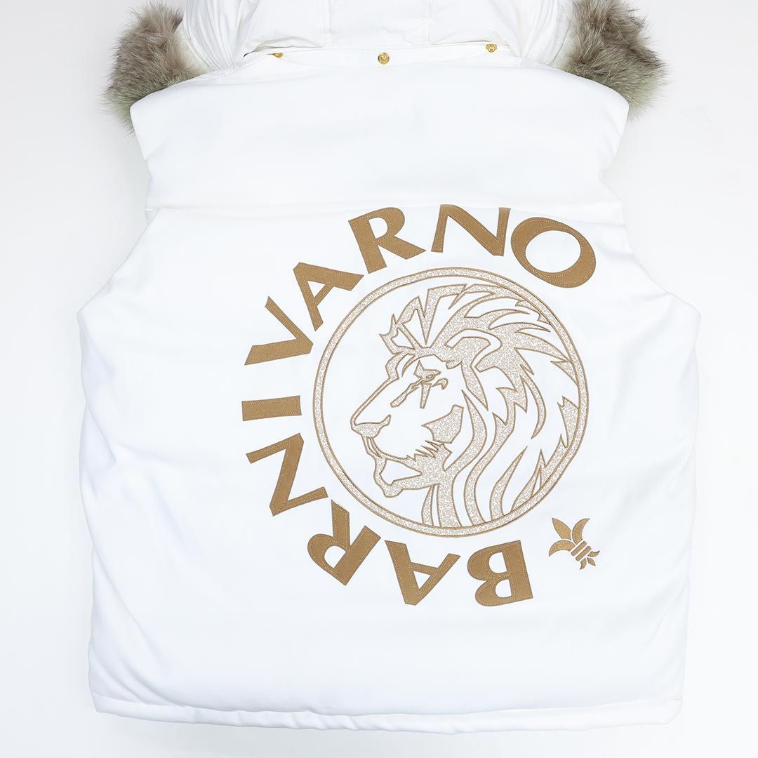 ライオンデザインダウンベスト LLサイズ