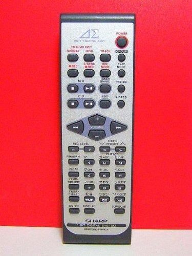 シャープ オーディオリモコン RRMCG0343AWSA