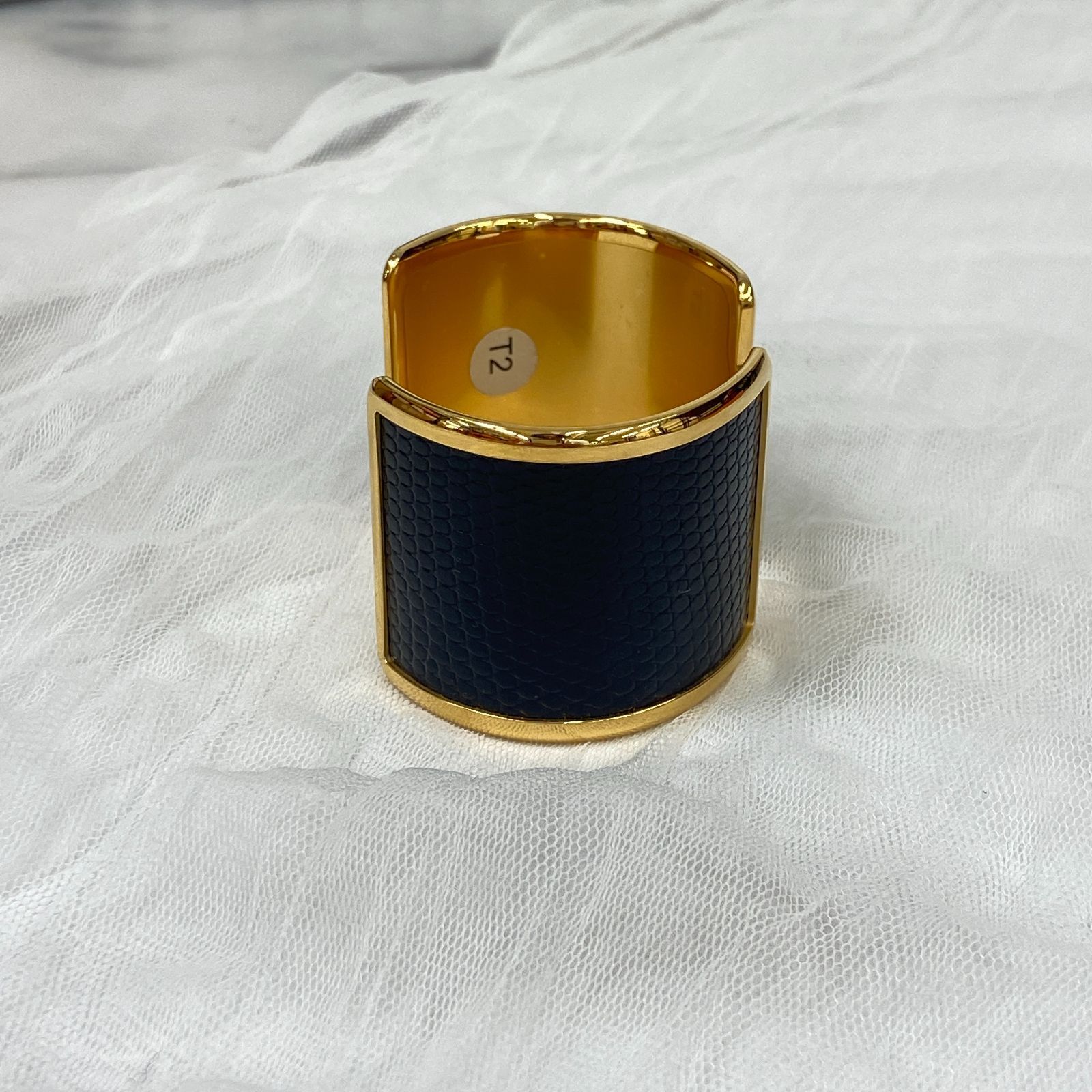 鑑定済み【 新品 】エルメス 《 オランプ 》 T2 リザード ブラック 