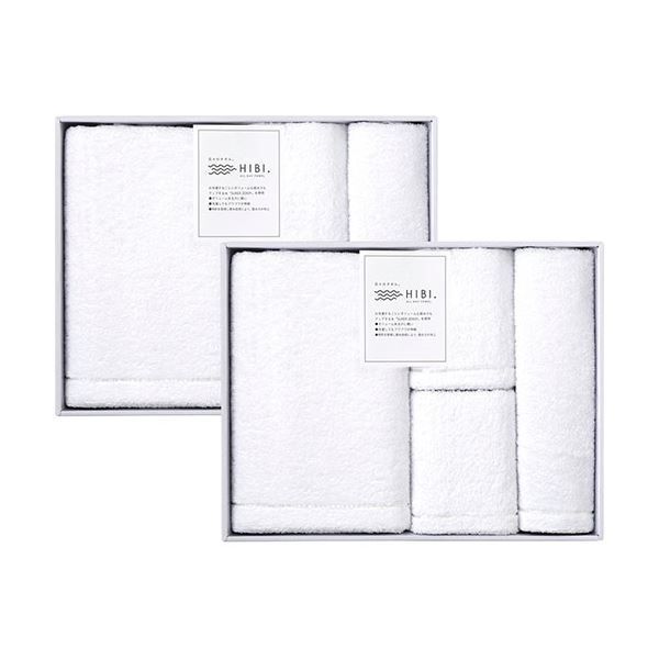 HIBI. タオルセット SUPER ZERO フェイスタオル×4 バスタオル ハンドタオル×各2 B1145560