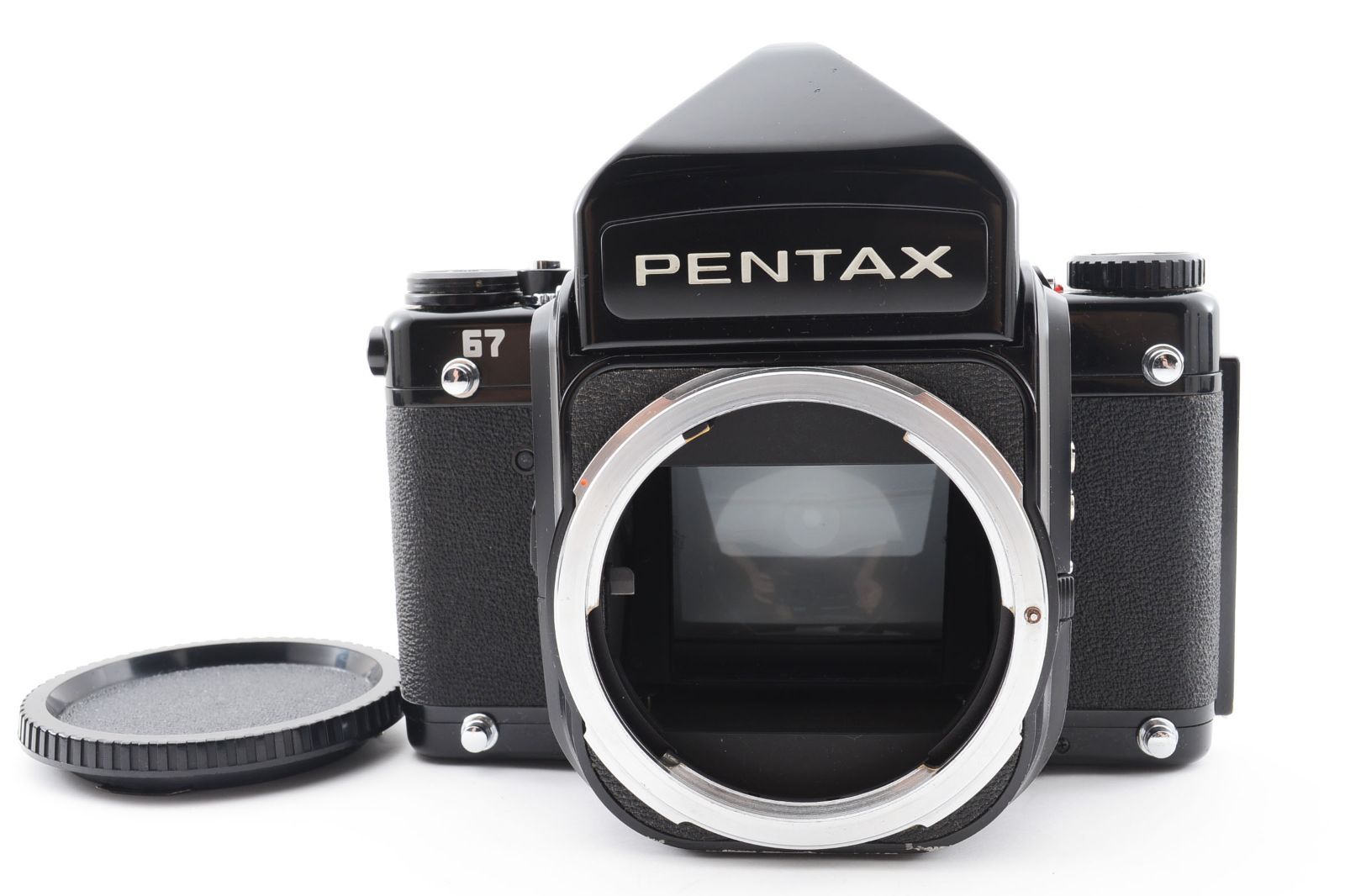 難あり】PENTAX 67 アイレベルファインダー ボディ ☆低速シャッター