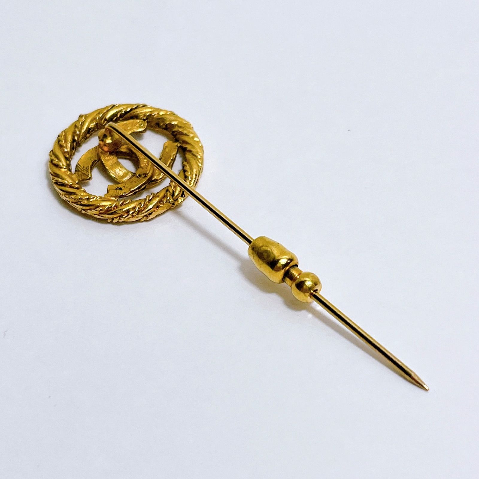シャネルパーティ　シャネル　ヴィンテージ　ピンブローチ　ココマーク　刻印1174 シャネルパーティ シャネル ヴィンテージ ピンブローチ ココ
