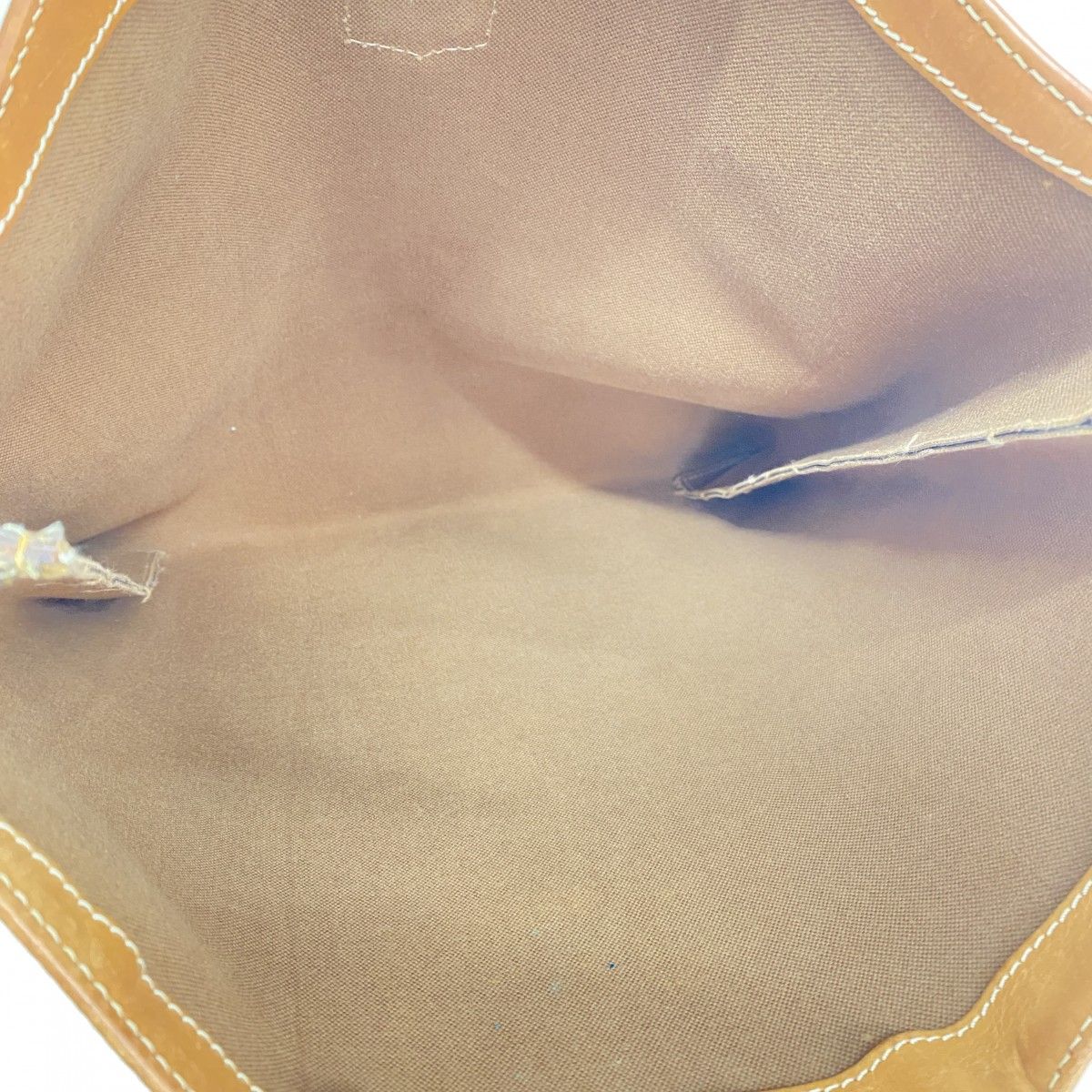 5cf6680】セリーヌ トートバッグ マカダム PVC ブラウン ゴールド金具  