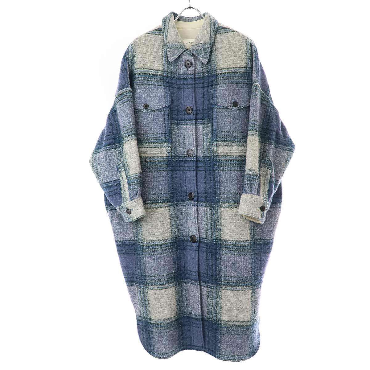 イザベルマランエトワール　ガブリエル　チェックコート ISABEL MARANT｜GABRIEL チェック コート MARANT ETOIRE マラン