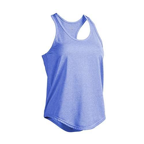 【新品・5営業日で発送】ウンドウ(Wundou) ウィメンズフィットネスストレッチタンクトップ　Ｐ－８８０Ｊ　ロイヤルＭＩＸＷ（８８０５）　サイズ：１４０