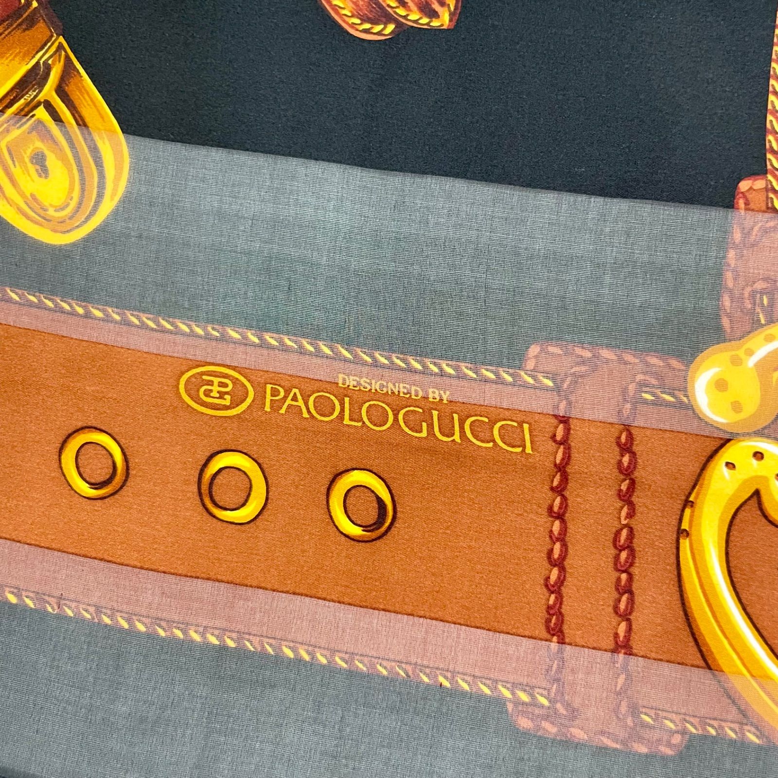PAOLOGUCCI シルクスカーフ 大判