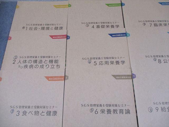 SGS総合栄養学院の2021年版 Amazon.co.jp: SGS管理栄養士国家試験／過去問題＆解説集2024
