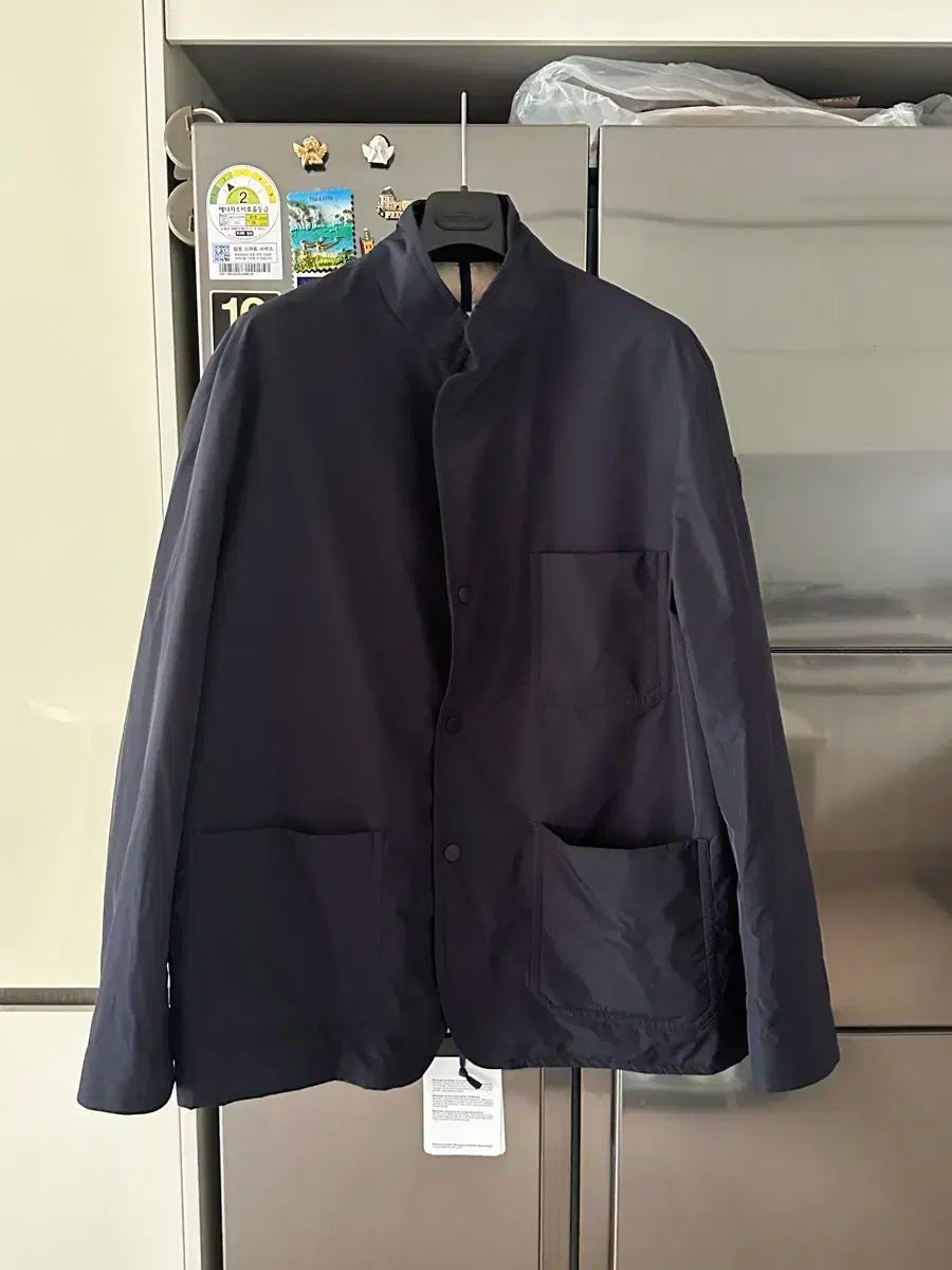 5 MONCLER モンクレール 25ss monges ダウン シャツ ジャケット ネイビー