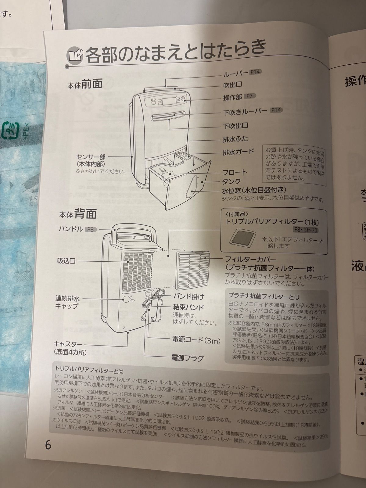 衣類乾燥除湿機 MJ-P180VX