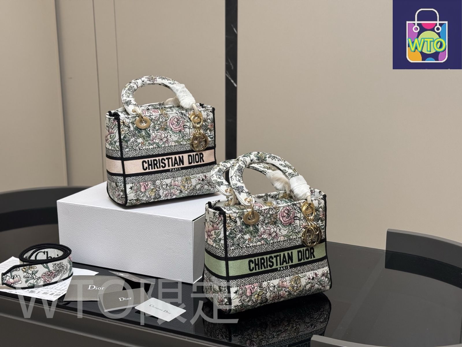 ファイナルセール❗️早い者勝ちです✨LADY DIOR レディディオール DIOR レディディオールミディアム ホワイト ラムスキンの買取
