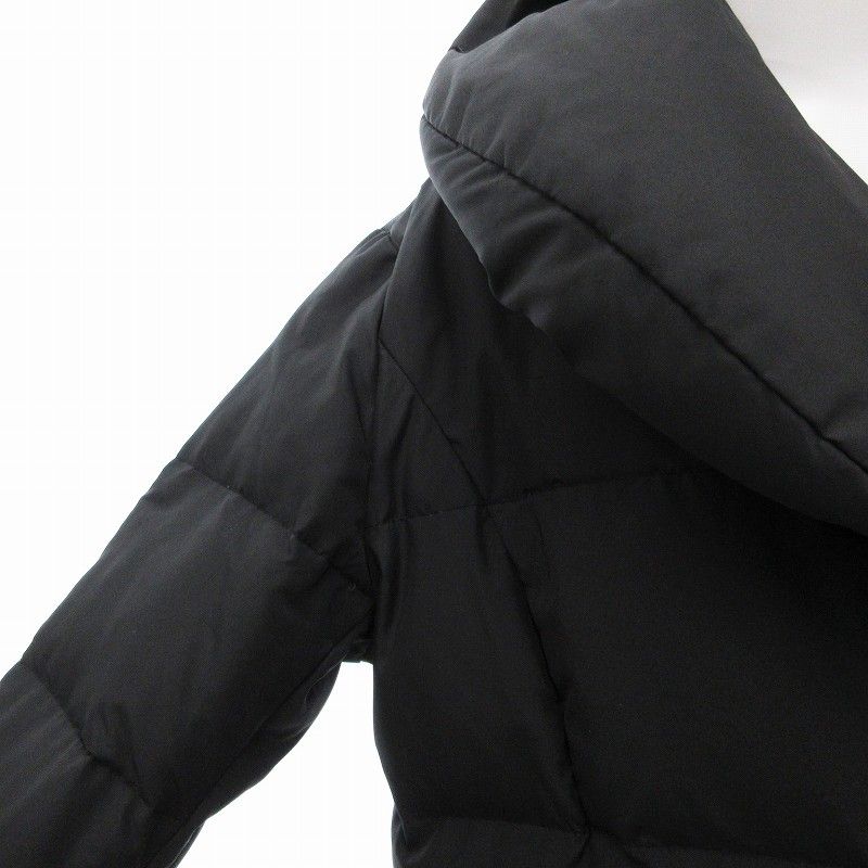 ロペ ROPE ダウンコート ロング丈 ショールカラー 38 黒