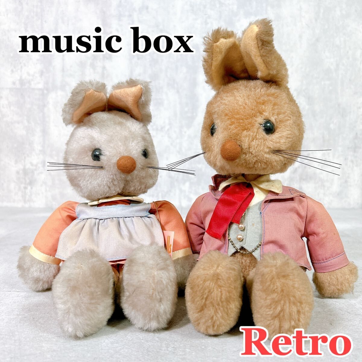 X953 Sankyo doll オルゴール うさぎ 人形 首が動く レトロ X953 Sankyo doll オルゴール うさぎ 人形 首が動く レトロ - メルカリ