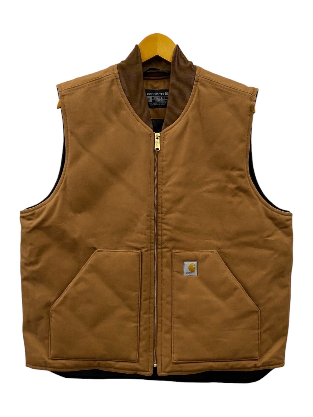 Carhartt ブラウン キルティングベスト 楽天市場】米国直輸入 カーハート ダック ベスト キルティング