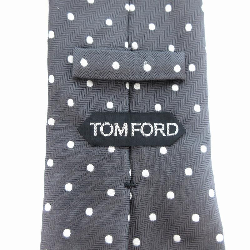 トムフォード　ドット　ネクタイ 箱付き トムフォード TOM FORD 美品 ネクタイ ワイドタイ ドット柄