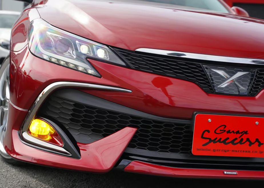 BRASH】TOYOTA GRX130 マークX BRASH 3眼カ ラーアイ ヘッドライト