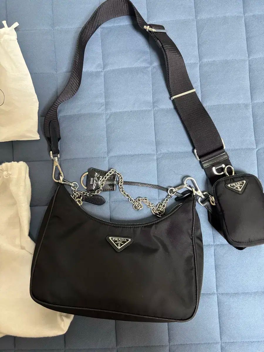 PRADA リーエディション 2005 ショルダーバッグ ブラック 1bh204