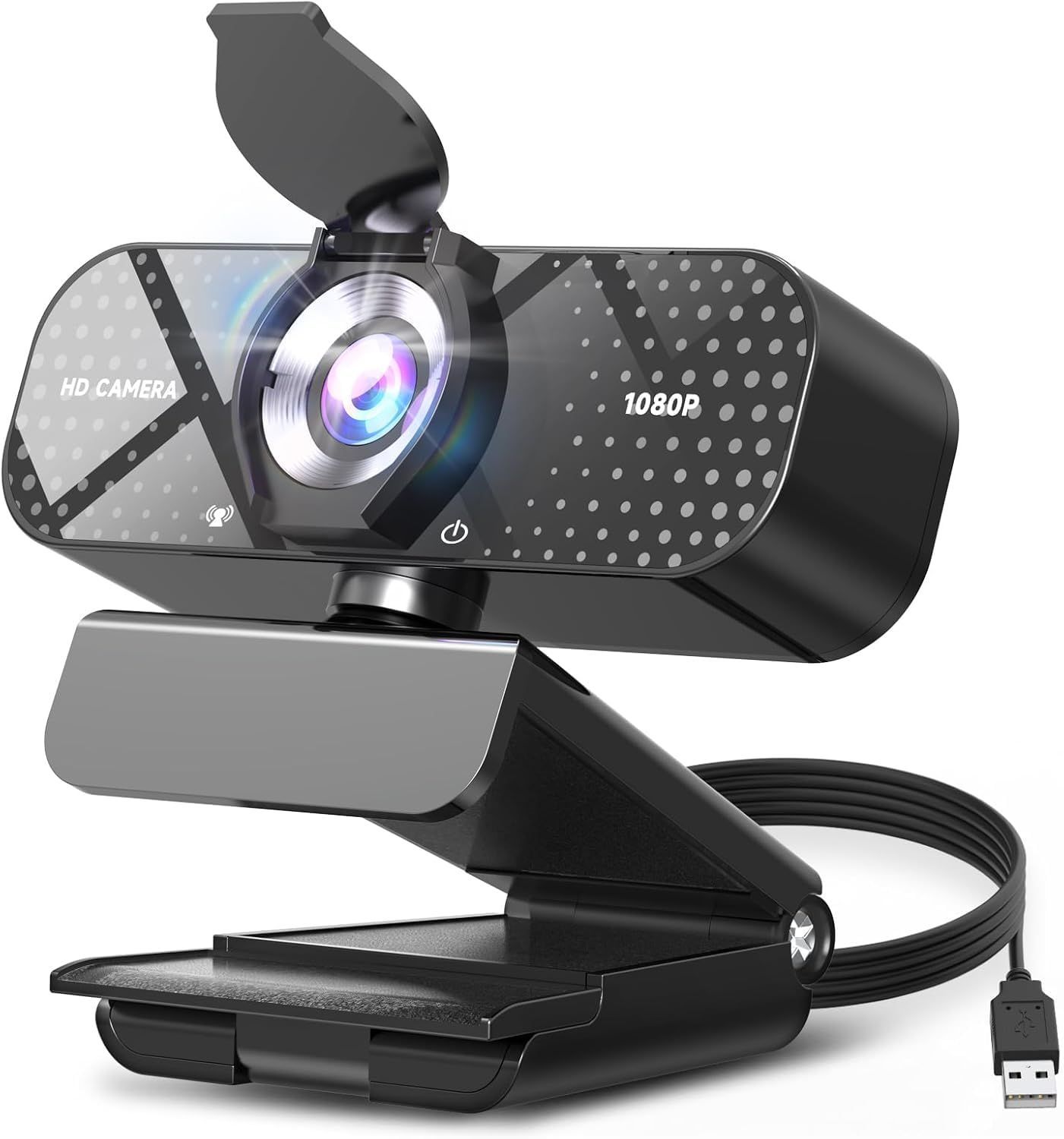 新着商品 ラップトップ|デスクトップ|PC|Macをサポート Zoom|Skype|YouTube|ウェブ会議|ビデオ通話|リモートワークをサポート ウェブカメラ ウェブカメラ USB 日本語説明書付き プラグアンドプレイ クリップオン取り付け 自動光補正