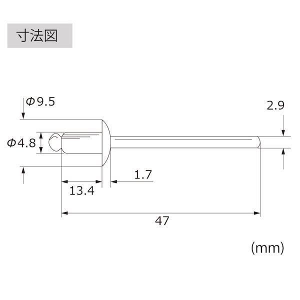 LST65 ブラインドリベット