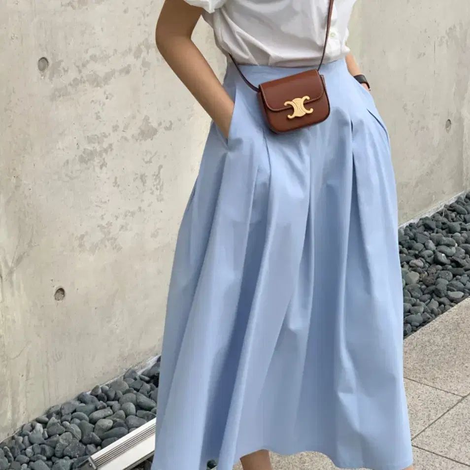 ルヘ LEHYE アリア プリーツスカート 55-66