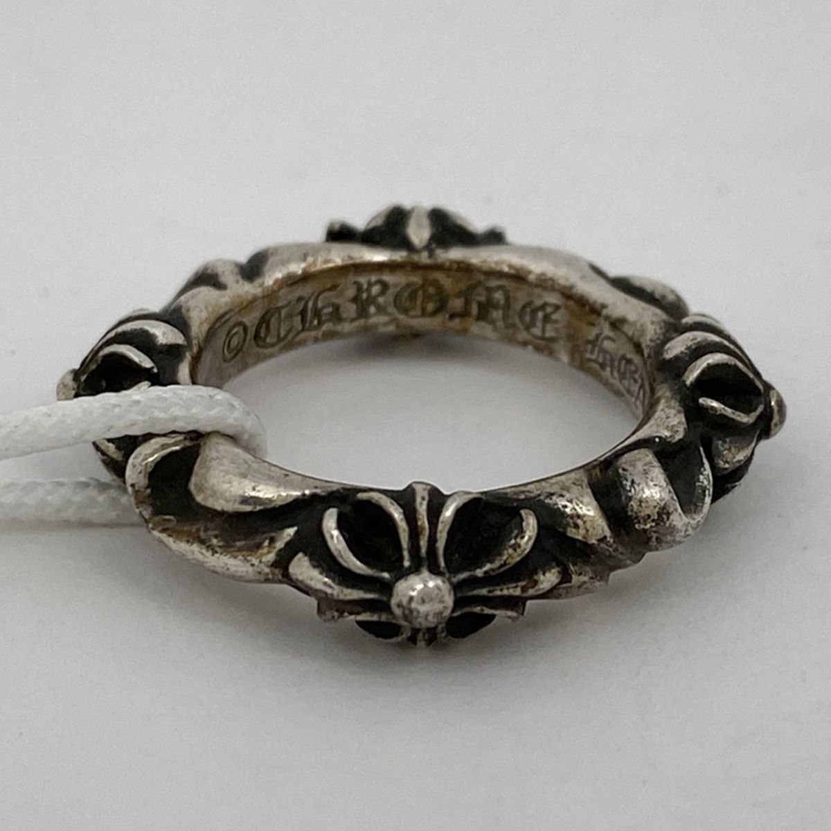 クロムハーツ SBT バンド リング 7号 指輪 シルバー925