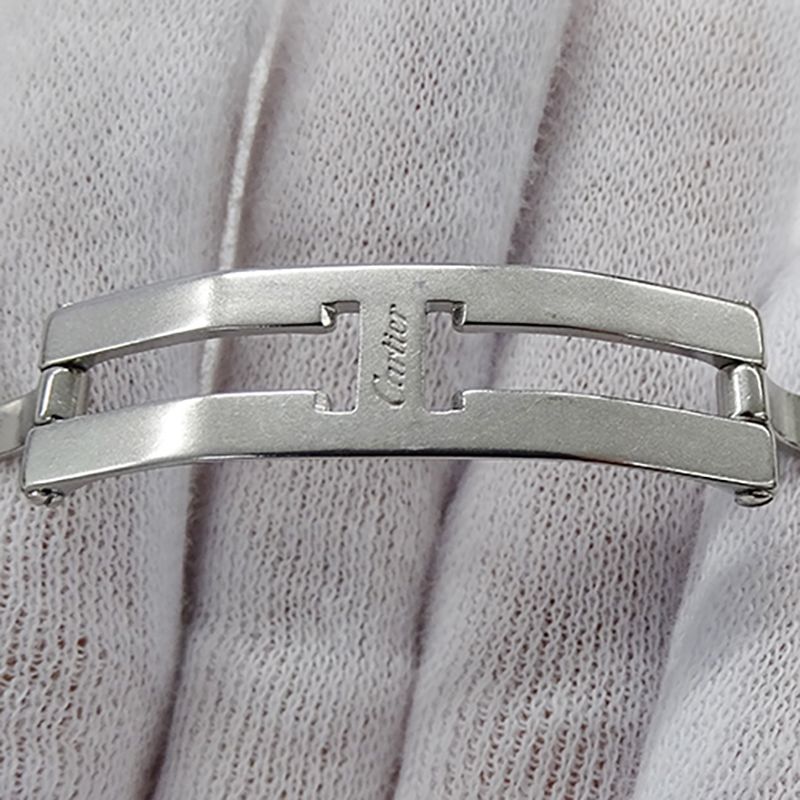 Cartier パシャC ビックデイト W31055M7 自動巻き時計 シルバー