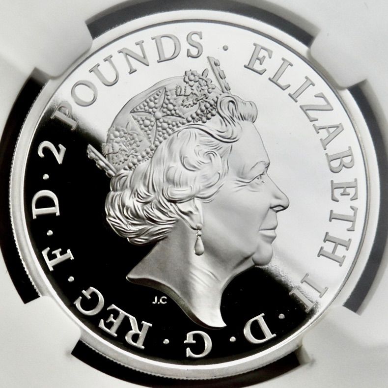 2022 イギリス ブリタニア 2ポンド 1オンス 銀貨 NGC PF70 UC 2022年 ブリタニア NGC PF70 UC FR 1オンス 2ポンド 銀貨 - メルカリ