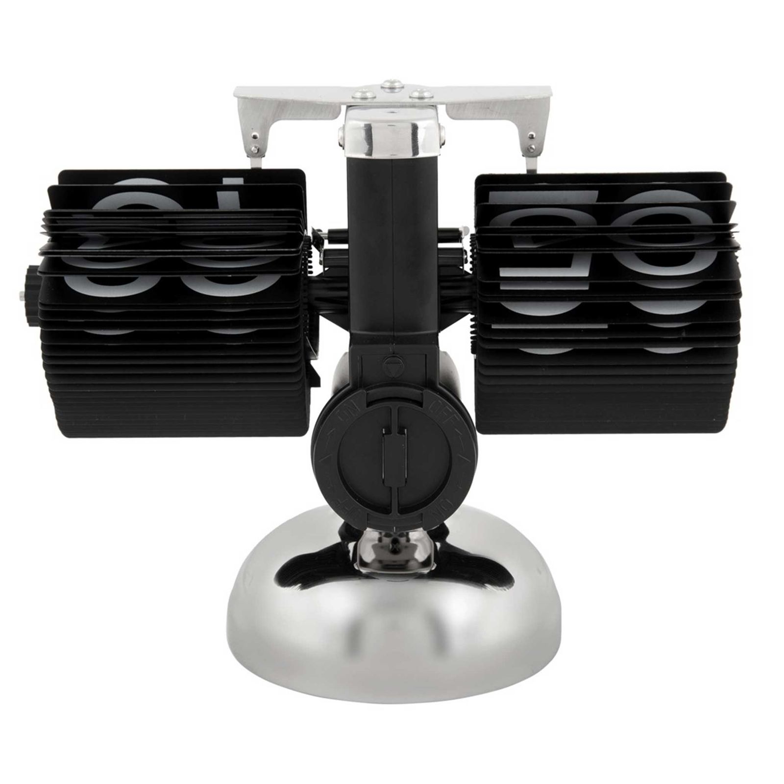 多彩な品揃え。 Karlsson カールソン テーブルクロック Small Flip シルバー 置き時計 置時計 パタパタ時計 フリップ時計|64xKA5955SI