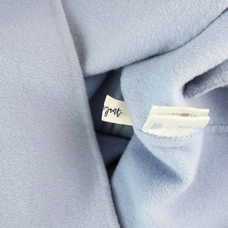 アンプレガント anplegant ウール ダウン ロングコート ロング S 青