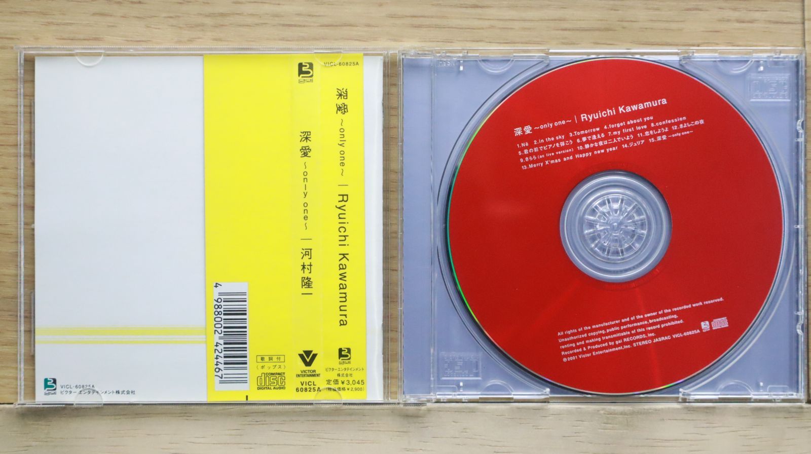 国内盤CD☆河村隆一/Ryuichi Kawamura□ 深愛~only one