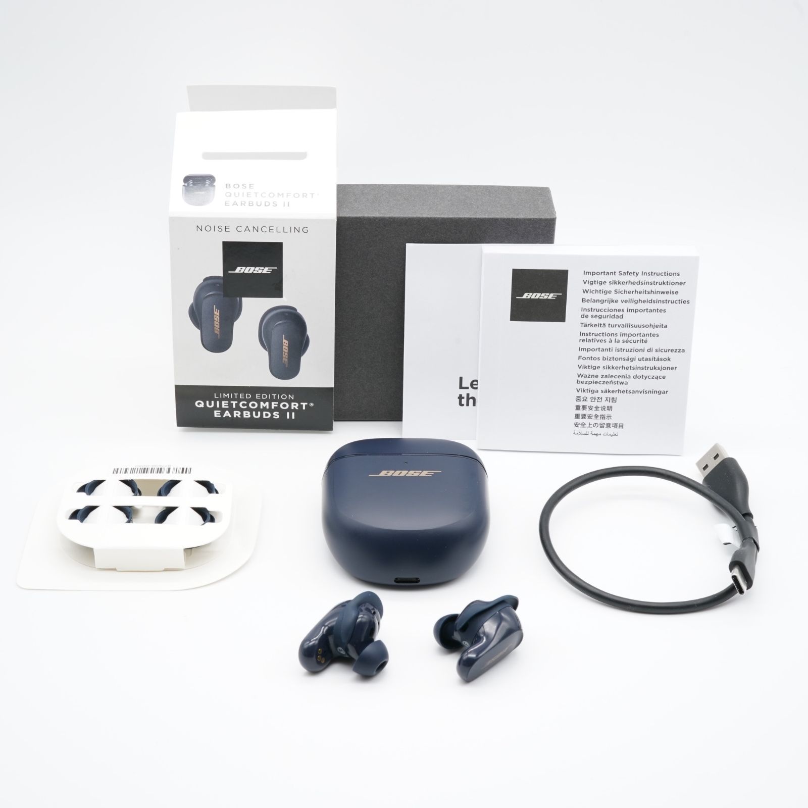 ほぼ Bose QuietComfort Ultra Earbuds LE ルナブルー 元箱 付属品完備