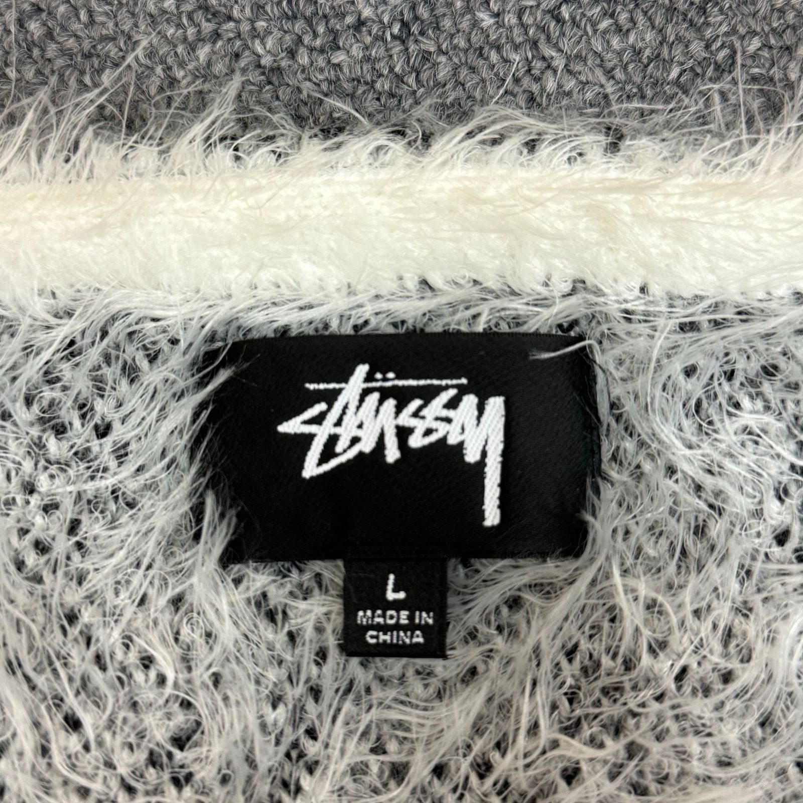 Stussy Hairy Plaid Cardigan ヘアリープレイドチェックカーディガン 