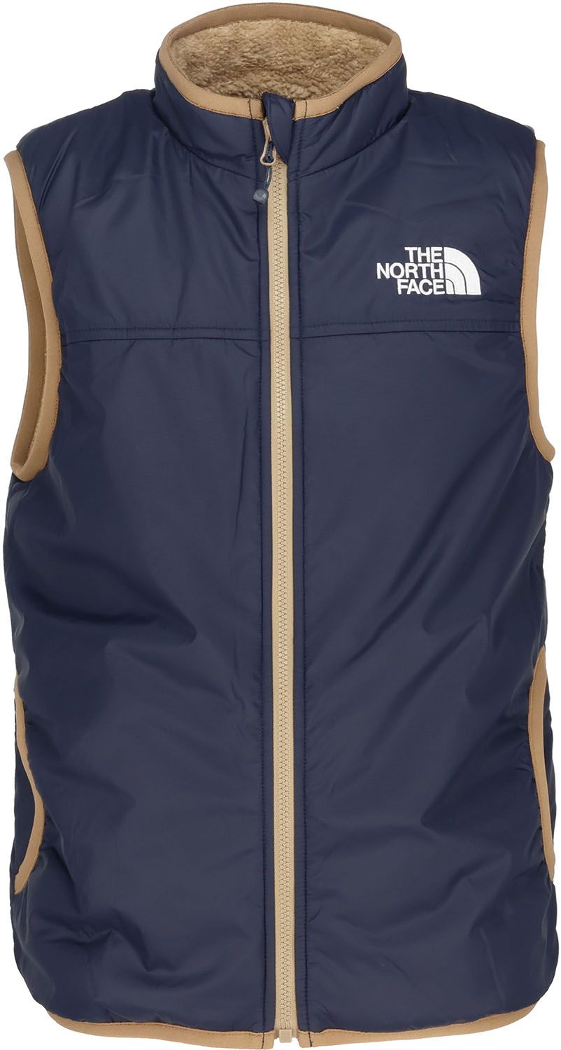 ザ ノース フェイス THE NORTH FACE アウトドア キッズ リバーシブルコージーベスト フリース 中綿 2WAY 撥水 静電 お出かけ 公園 秋 冬 防風 子供 キッズ NYJ82445 UN アーバンネイビー