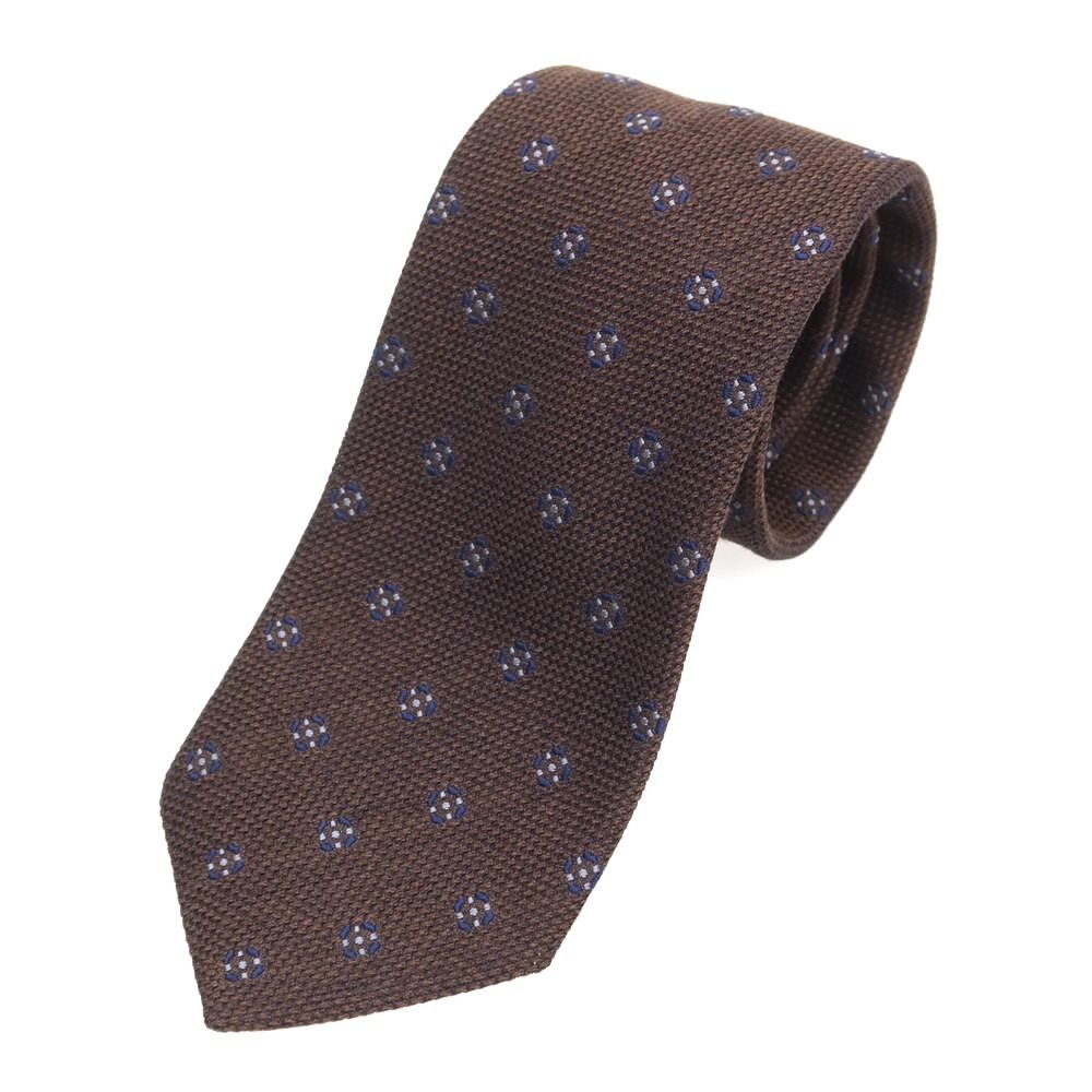 E.Marinella マリネッラ ネクタイ 小紋柄 ネイビー 紺 ネクタイ 小紋柄