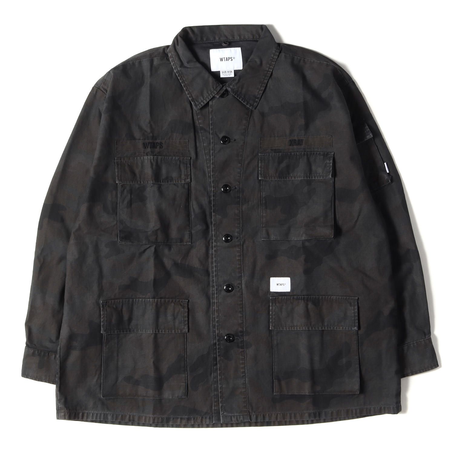 WTAPS jungleカモフラージュ ミリタリージャケット サイズ04