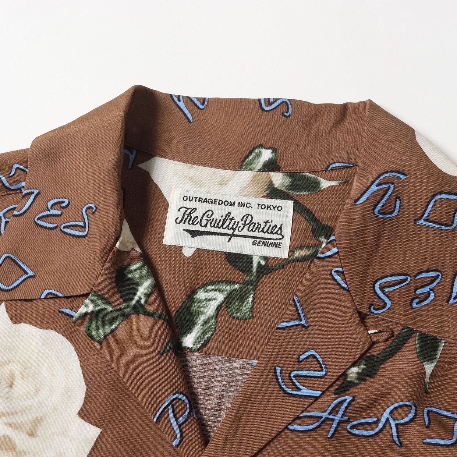 【美品】WACKO MARIA ワコマリア ローズ柄 アロハシャツ Lサイズ WACKO MARIA ワコマリア シャツ サイズ:M / 21SS ローズ柄 ハワイアン