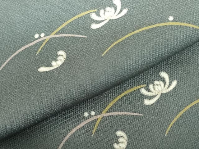 平和屋着物○上質な小紋 芝花文 正絹 逸品 DAAX1380op - メルカリ