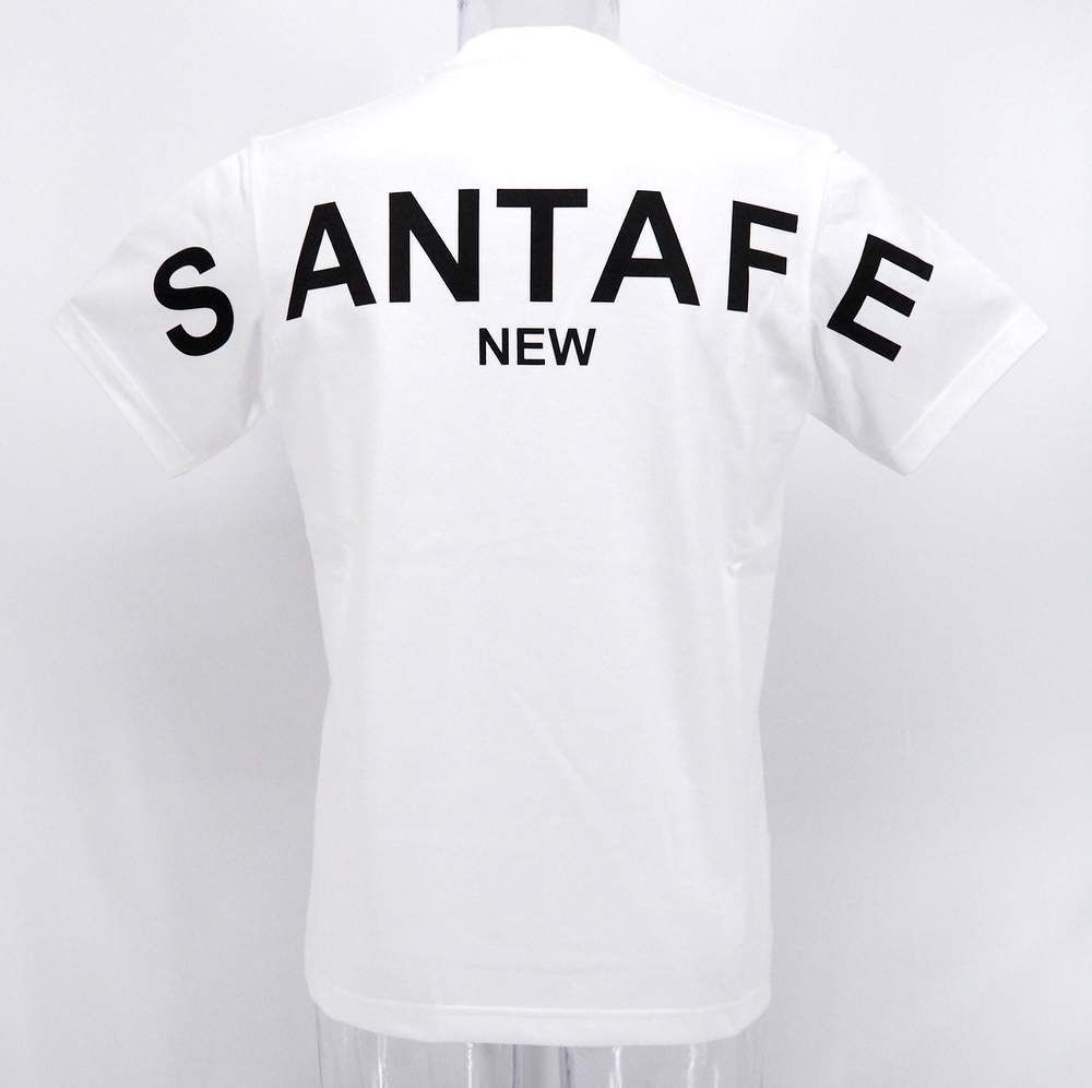 通常在庫品 Santafeサンタフェ半袖tシャツホワイト白メンズsブルー青