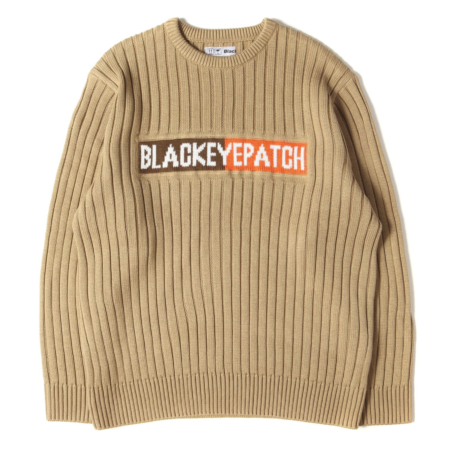 新品 BlackEyePatch ブラックアイパッチ ニット サイズ:M 2トーン BOX 