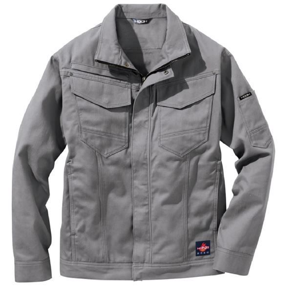 村上被服 難燃ブルゾン 4203 グレー サイズ M