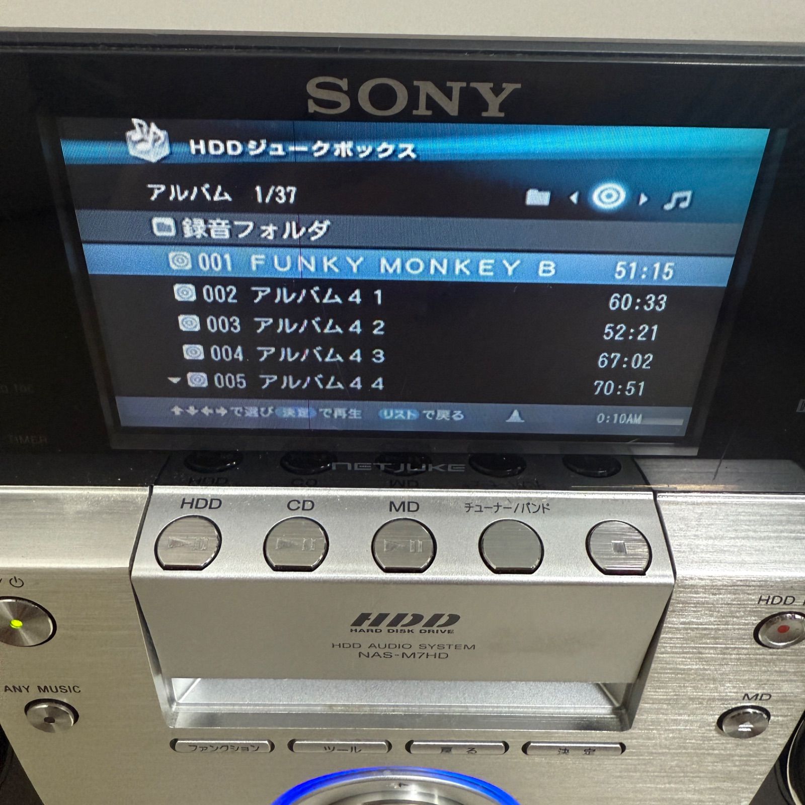 SONY NAS-M7HD HDD/CDコンポ リモコン RM-M7HD - メルカリ