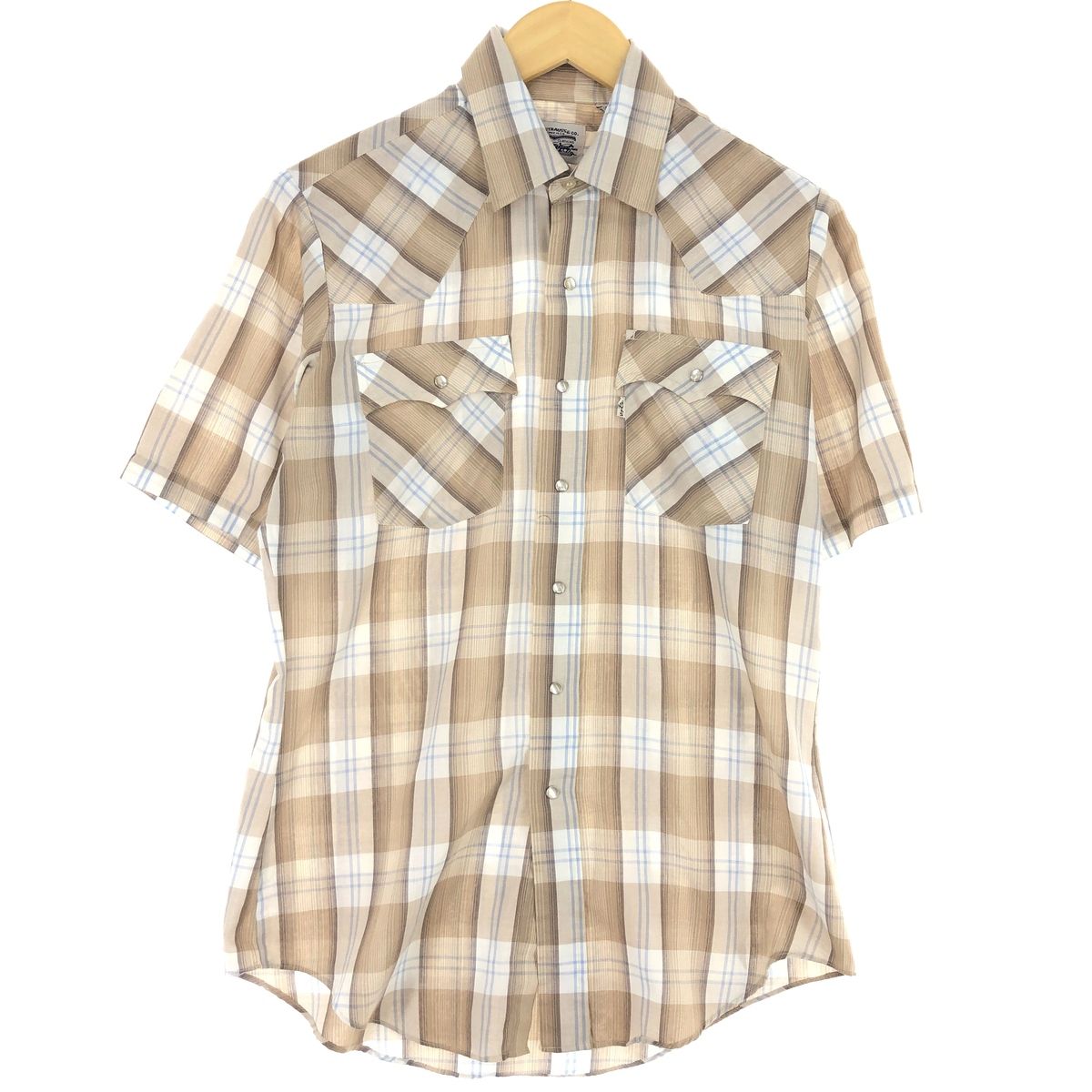 古着 90年代 リーバイス Levi's 半袖 ウエスタンシャツ メンズM ヴィンテージ/eaa445472